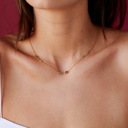 Collar Turmalina Luna Menguante