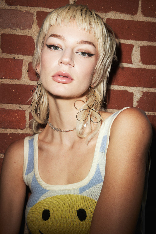 Space Flower Earrings