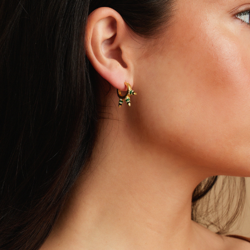 Aros Huggie con pinchos Jardin