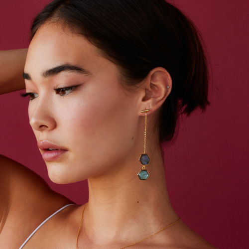 Oracle Labradorite Earrings