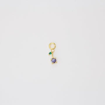 Blueberry Earring Charm Single
