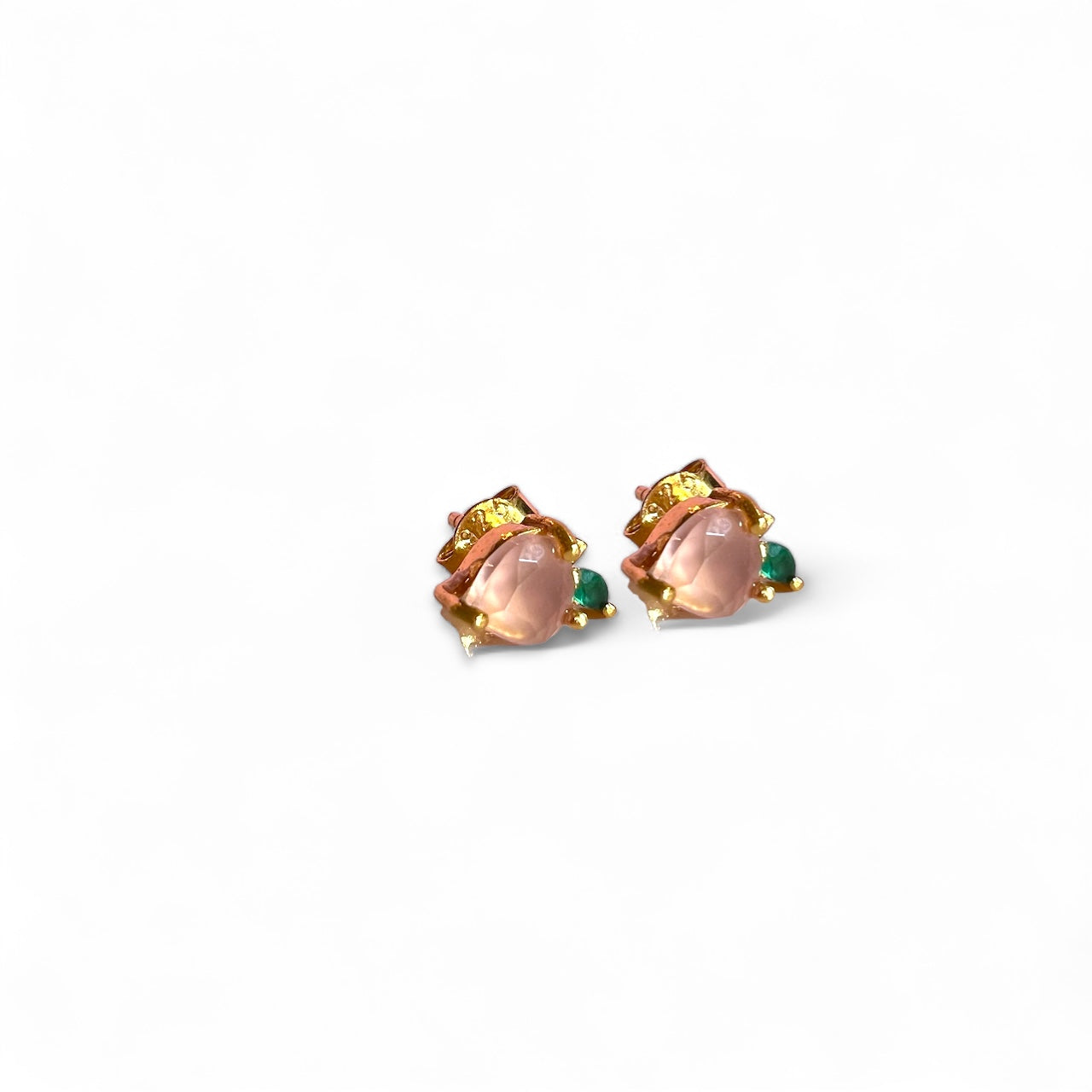 Peachy Stud Earring Pair