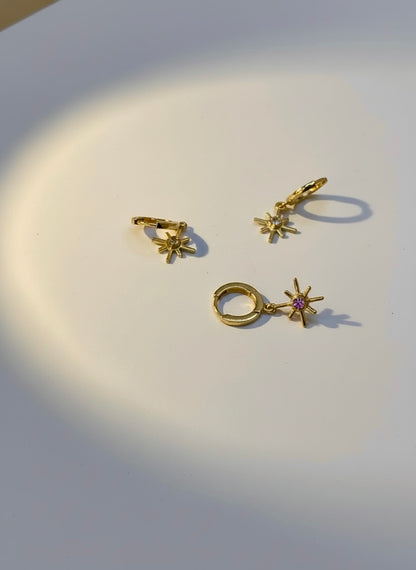 Eclipse Huggie Earrings