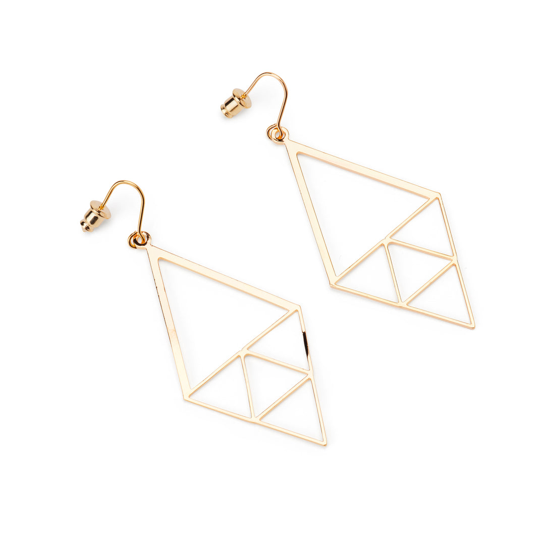 Inner Triangle Earrings