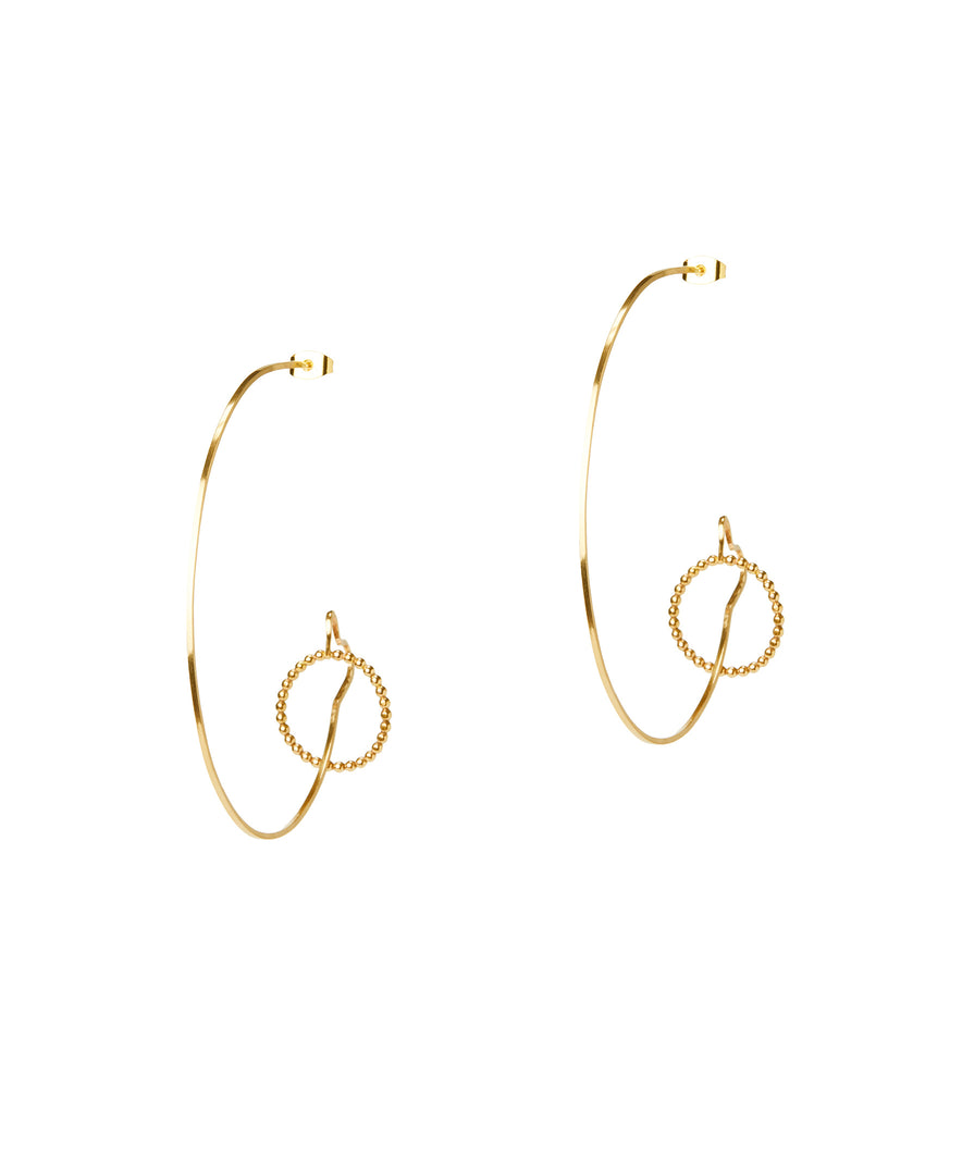 Orbit Hoop Earrings