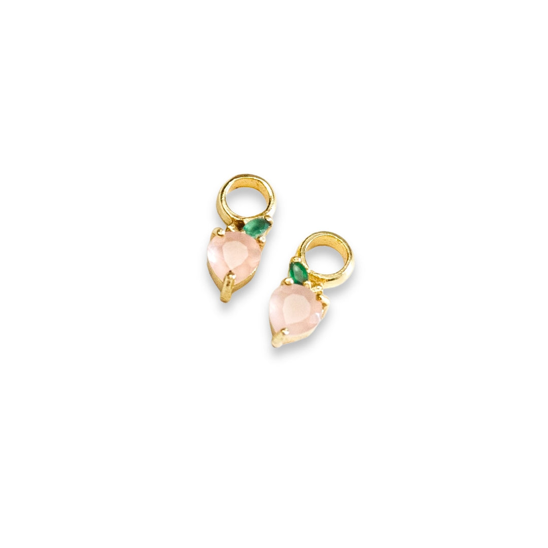 Peachy Earring Charm Pair