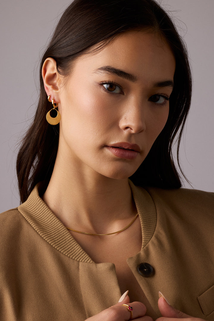 Le Parc Huggie Hoop Earrings