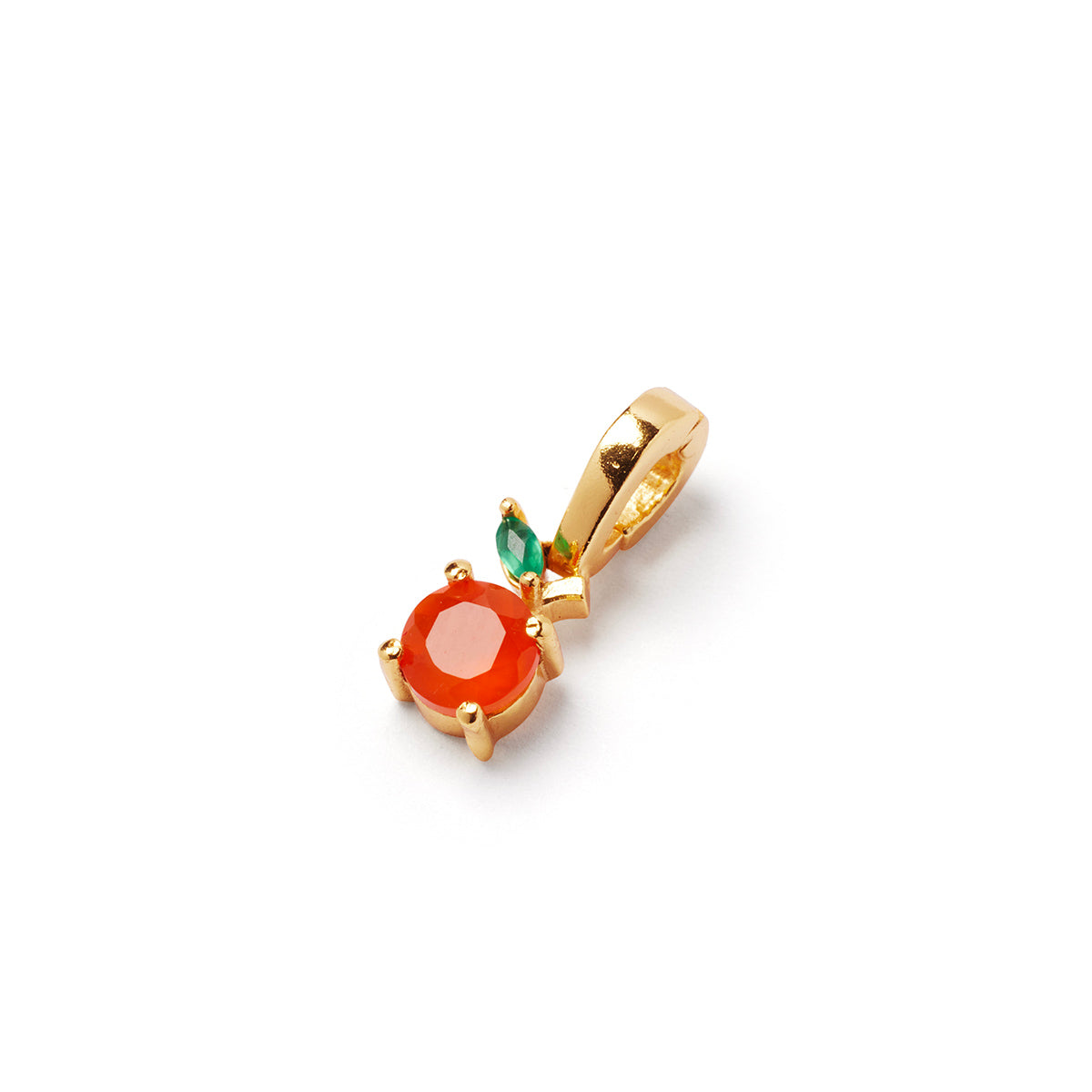 Orange Necklace Charm
