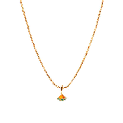 Watermelon Sugar Charm on Isla Round Snake Chain