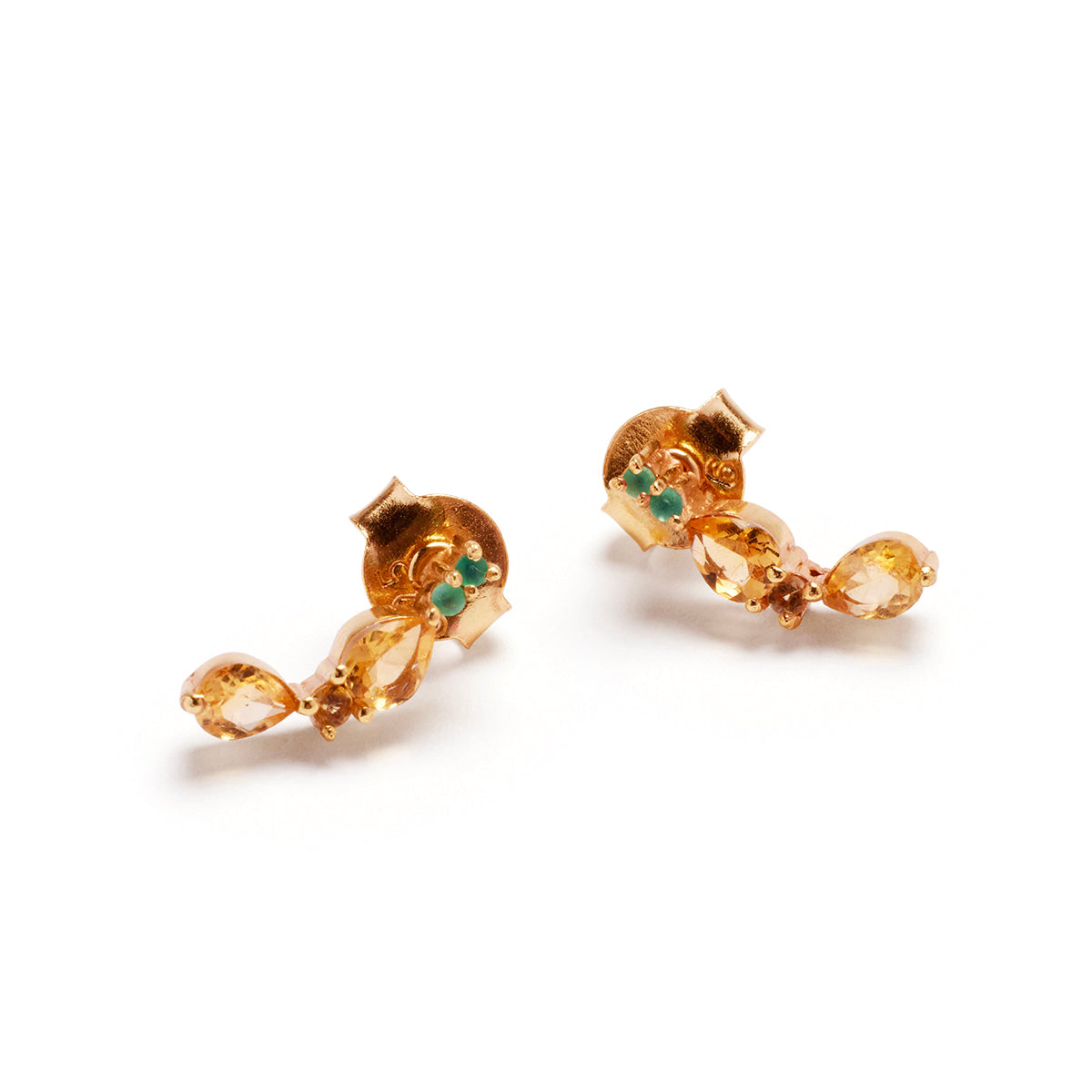 Banana Stud Earring Pair