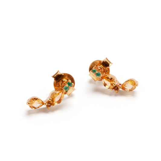 Banana Stud Earring Pair