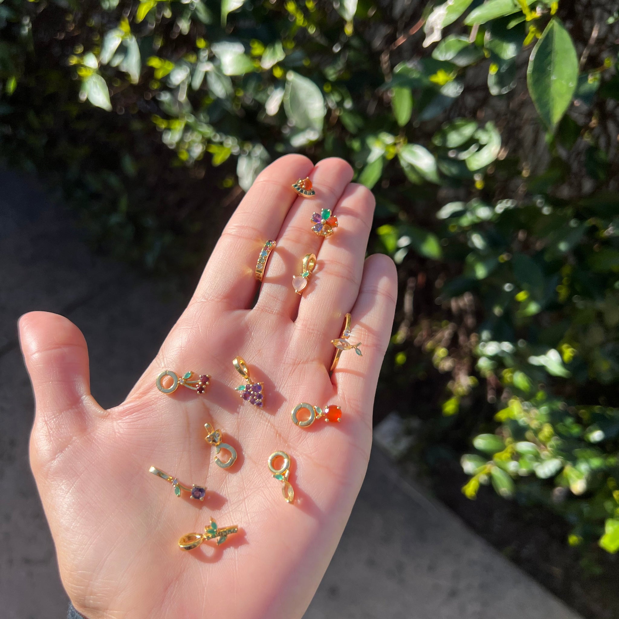 Pick Your Huggies and Huggie Charm Combo